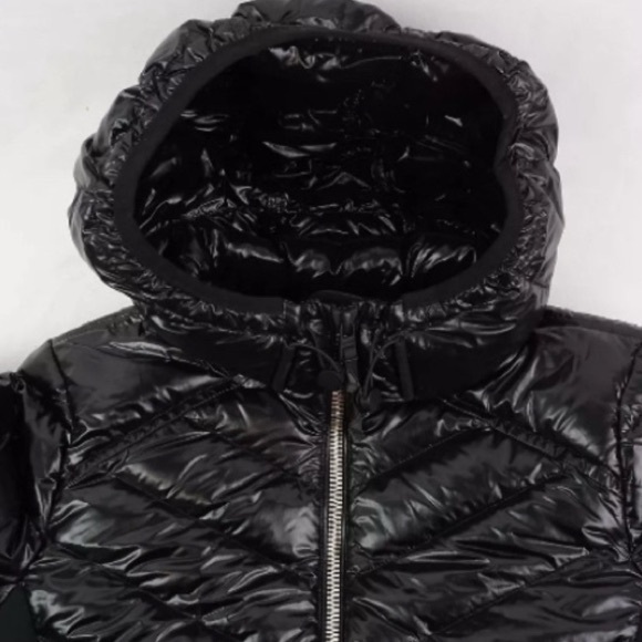 NWT [Rudsak] Limited Edition Cosette C Glossy Down Jacket Black Women's Size XS - Picture 3 of 14